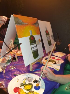 The Jar Paint by the Pints Set up Tanqueray events Gallery